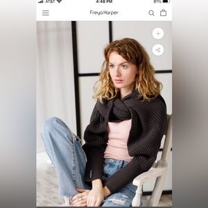 Freya Harper Essence Grey Shrug